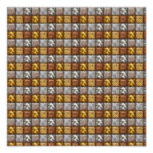 Safari Print Tiles Photo Print