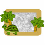Safari Turtle Cartoon Photo Sculpture photo sculptures