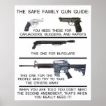 SAFE FAMILY GUN GUIDE posters