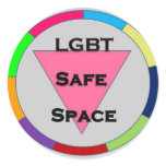 Safe Space LGBT stickers