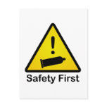 Safety First postcards
