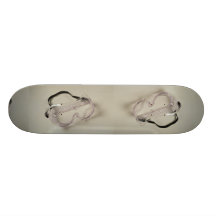 Safety glasses to protect the eyes skateboard deck