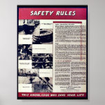 Safety Rules Poster
