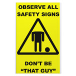 Safety Sign Warning stationery
