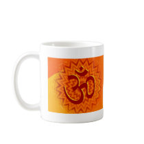 Saffrom Yellow Om Mugs