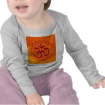 Saffrom Yellow Om T Shirt