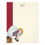 Saffron Hi! Flat Note Card Invite