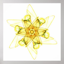 Saffron Star Print