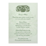 Sage Classic Flower Basket Menu