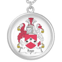 Sage Family Crest Necklaces