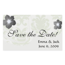 sage green bold large damask pattern rectangular sticker