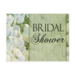 Sage green bridal shower invitations postcards