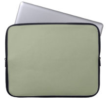 Sage Green Laptop Sleeve Electronics Bag