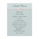 Sage Peach Bridal Shower Invitation Post Card