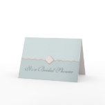 Sage Peach Shower Invitation cards