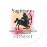 Sagittarius About You Round Stickers