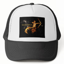 Sagittarius Cap - Zodiac Symbols Mesh Hats