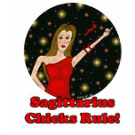 Sagittarius Chicks Rule t-shirts