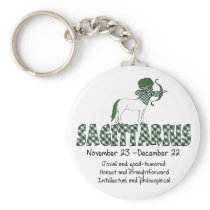 sagittarius keychain