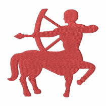 Sagittarius Sign Embroidered Polo Shirt