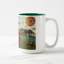 Sagittarius - Surrealist Zodiac Collage Mug