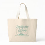 Sagittarius Teal Tote Bag