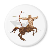 Sagittarius the archer star or birth zodiac sign fridge magnet