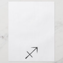 Sagittarius. Zodiac Astrology Sign. Custom Flyer