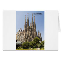 Sagrada Familia Barcelona Spain Card