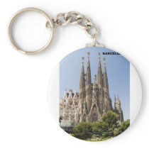 Sagrada Familia Barcelona Spain Keychain