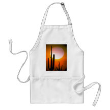Saguaro cactus, Sonoran Desert, U.S.A. Desert Aprons
