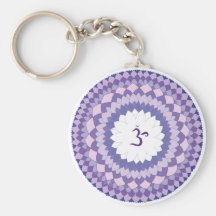 Sahasrara chakra mandala schlüsselanhänger
