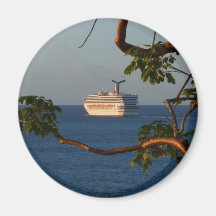 Sail Away at Sunset Magnet