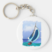 Sail Away Key Chain