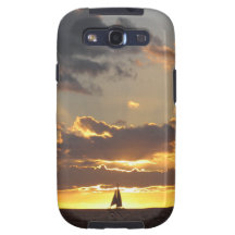 Sail boat at sunset samsung galaxy SIII covers