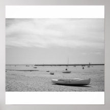 Sail Boat On The Shores of Provincetown Posters