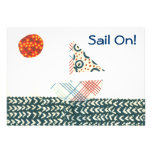 Sail Boat Retirement Party Invitations