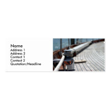 sail boat rope business card template