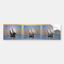 Sail Boats -  Adventures of Life 3 Bumper Sticker