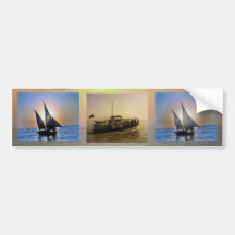 Sail Boats -  Adventures of Life Bumper Sticker