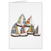 Sail Boats Card
