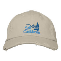 Sail Caribbean Cap Embroidered Baseball Cap