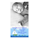 Sailboat Birth Announcement Photo Card