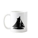 Sailboat Black lg-transp Vero Beach The MUSEUM Zaz Coffee Mug