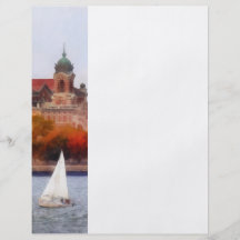 Sailboat by Ellis Island Custom Flyer