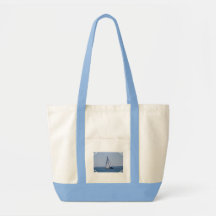 Sailboat Canvas Tote Bag