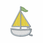 Sailboat embroidered shirts