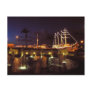 Sailboat Harbor at Night Post Cards