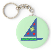 Sailboat Keychain
