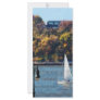 Sailboat Near Chelsea Pier Rack Card Template